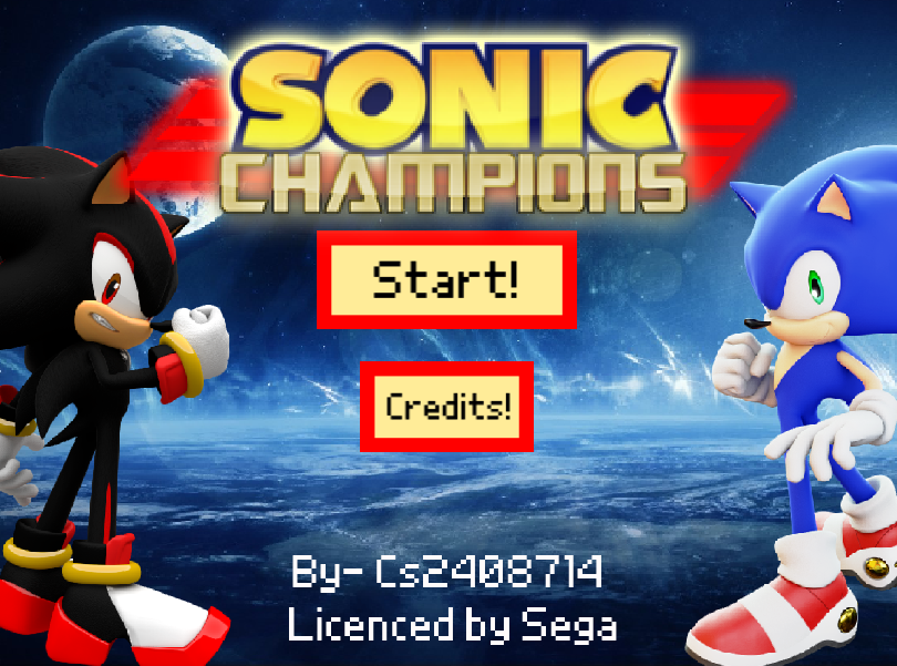 Projectioncreator On Game Jolt Sonic Champions A Fighting Game For Scratch